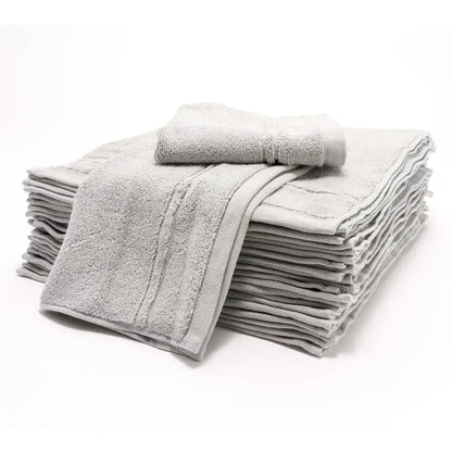 Home Reflections Cotton Washcloths, Oatmeal 24-Piece Set