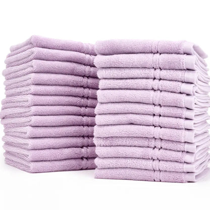 Home Reflections Cotton Washcloths, Oatmeal 24-Piece Set