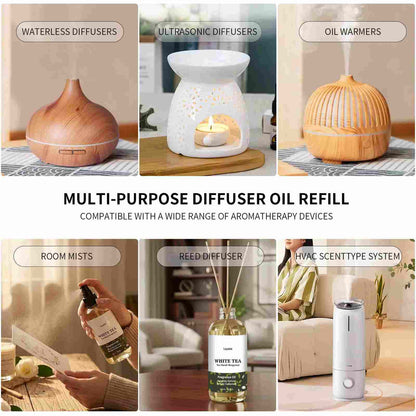 Luxury Hotel Spa Experience at Home – White Tea Fragrance Oil