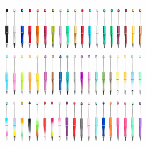 DIY Beadable Pens Bulk Set - Custom Creative Metal Ballpoint Pens
