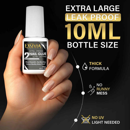 2nd Gen Extra Strength Salon-Quality Nail Glue