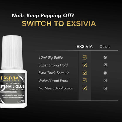 2nd Gen Extra Strength Salon-Quality Nail Glue