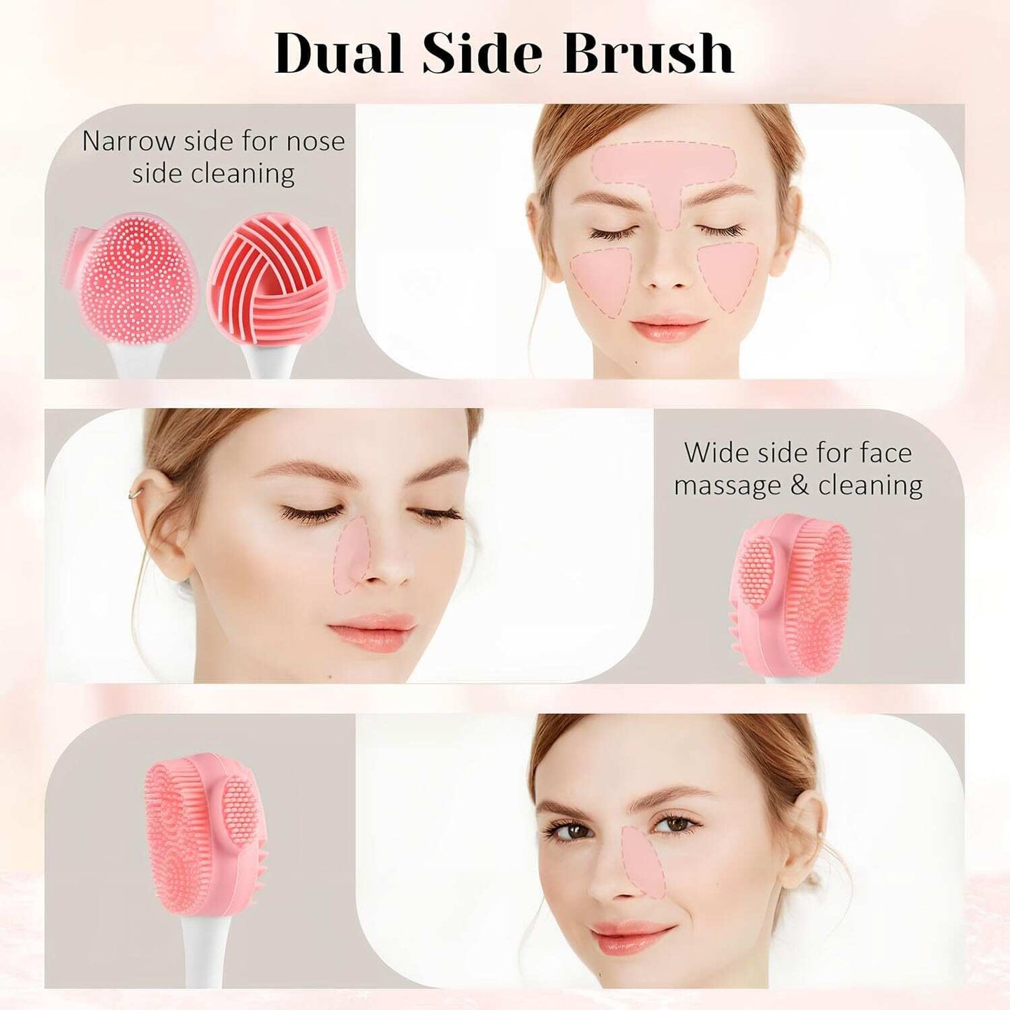 The Ultimate 3-in-1 Facial Cleansing Brush