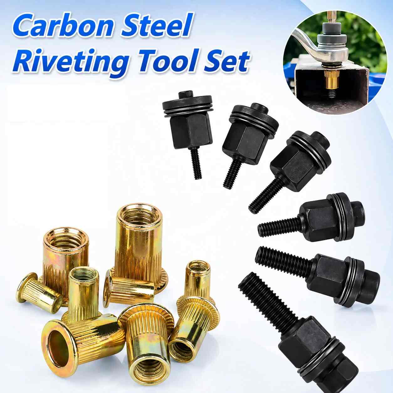 Pro M3-M8 Hand Rivet Nut Kit
