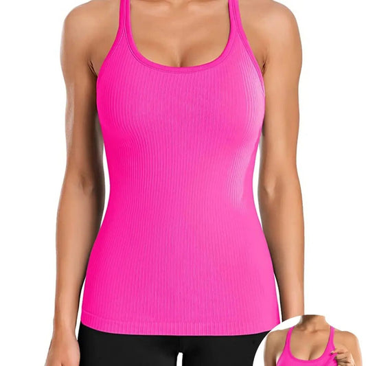 Moisture-Wicking Racerback Workout Tank Tops for Women