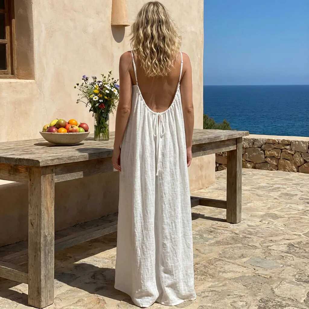 Sculpting Low-Back Cami Sundress