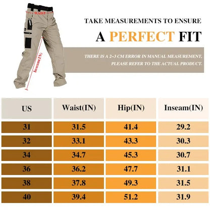 Indestructible Tactical Cargo Pants – Waterproof & Tear-Resistant Ripstop