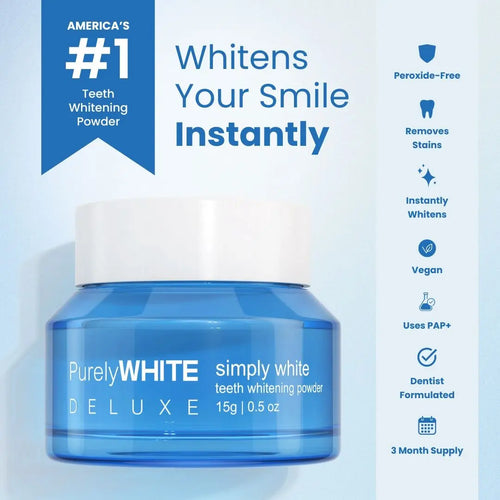 Whiter Teeth in 7 Days: Natural Whitening Powder