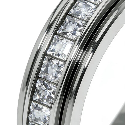 Tranquility Spin — Titanium Zirconia Anxiety Ring