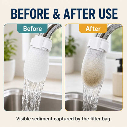 Instant Sediment-Clear Cotton Faucet Filter Bag