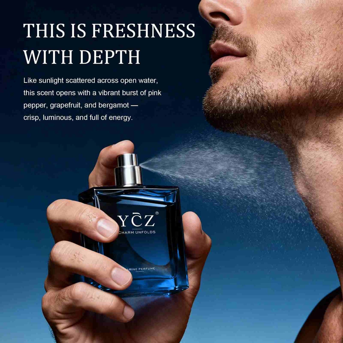 Midnight Marine Eau De Parfum – The Ultimate Long-Lasting Men's Fragrance