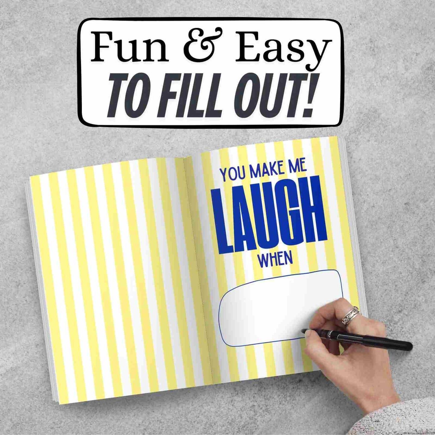 Express Your Heart Easily: The Ultimate Fill-in-the-Blank Love Journal