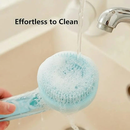 2-in-1 Pet Bath & Deshedding Grooming Brush with Soap Dispenser