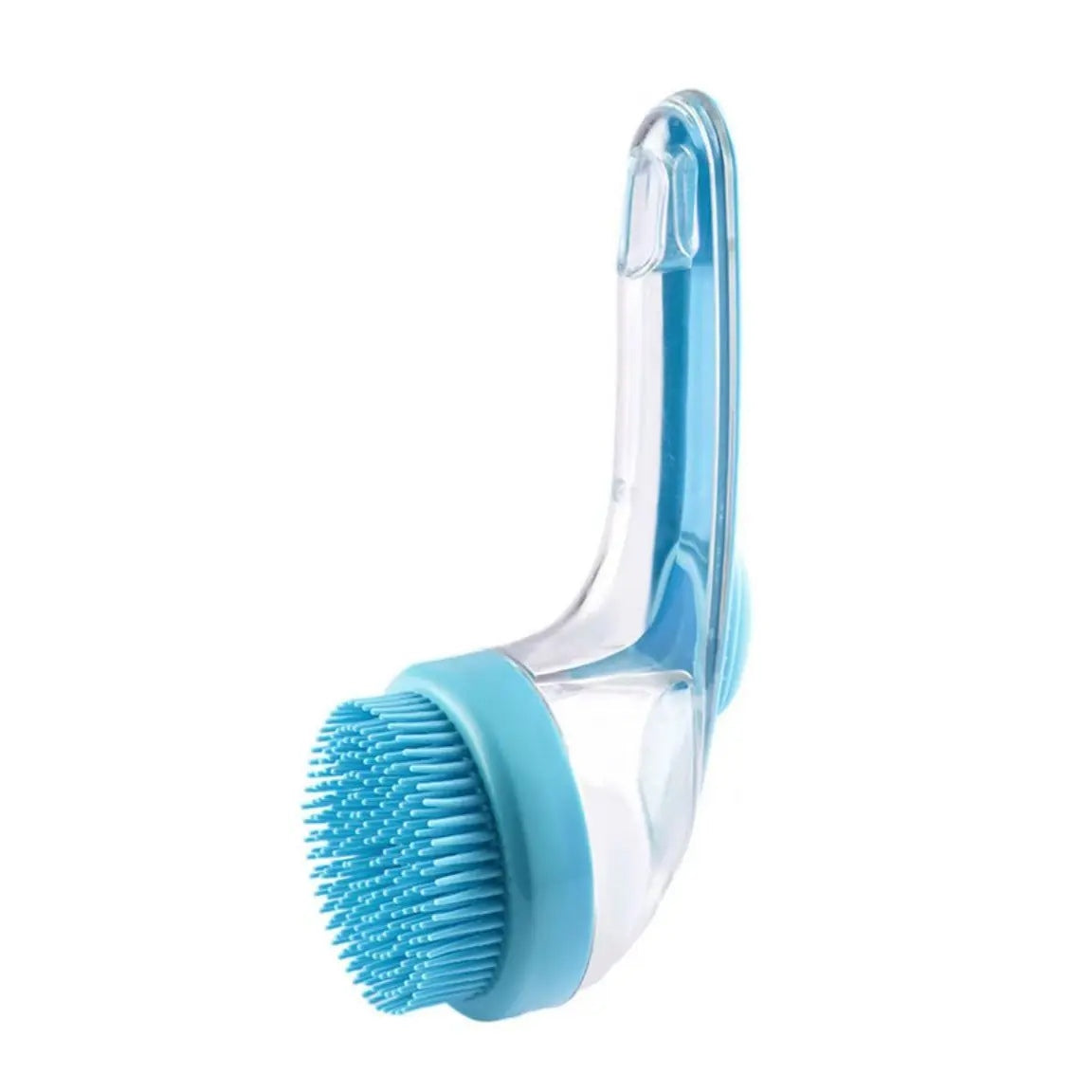 2-in-1 Pet Bath & Deshedding Grooming Brush with Soap Dispenser