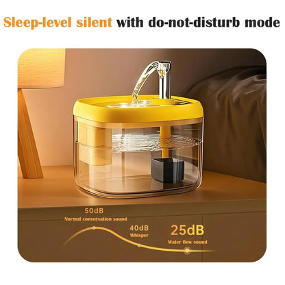 1.5L Automatic Cat Water Fountain Dispenser with Filter
