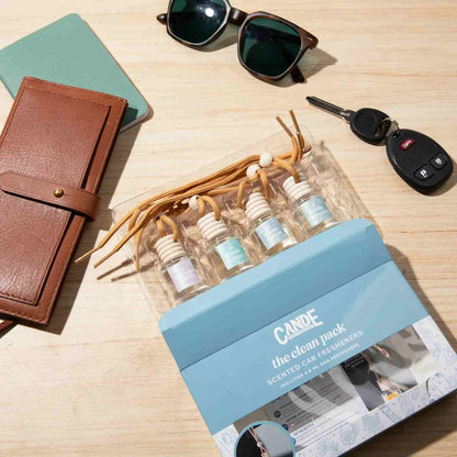 Transform Every Drive with the Multi-Scent Hanging Car Fragrance Diffuser Bundle