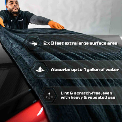 Ultra-Absorbent Microfiber Car Drying Towel