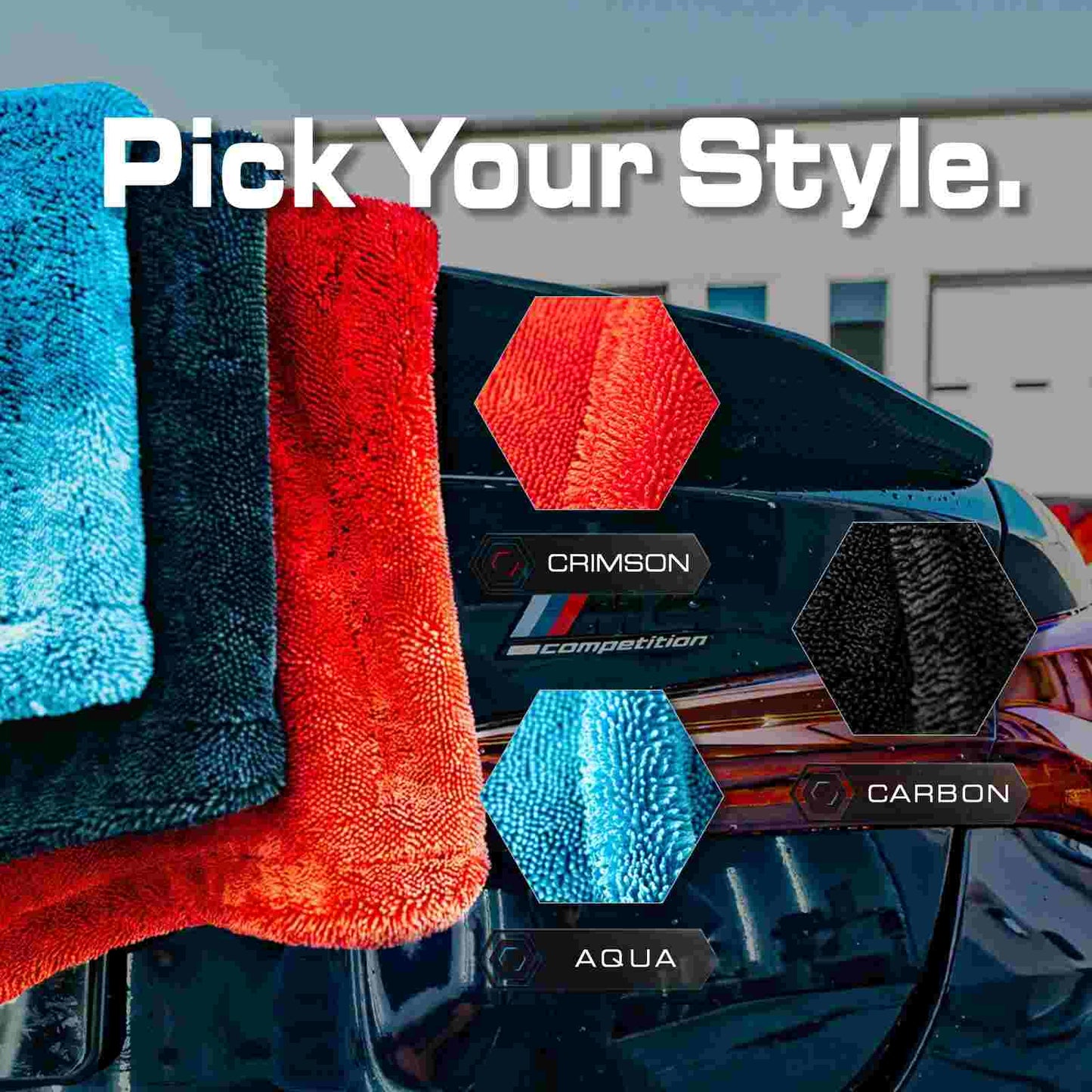 Ultra-Absorbent Microfiber Car Drying Towel