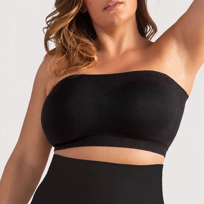 All-Day Lift & No-Slip Support: Seamless Convertible Bandeau Bra