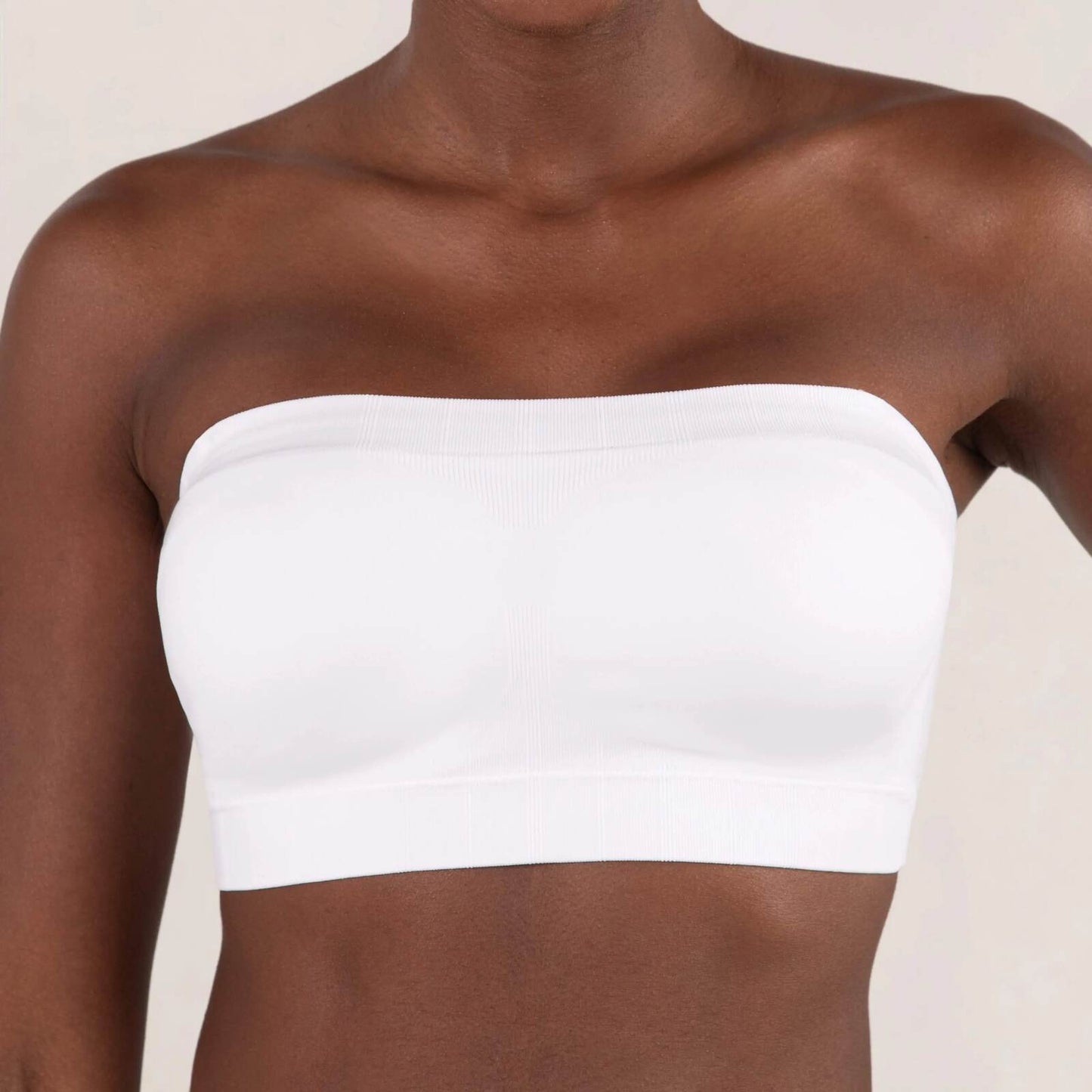All-Day Lift & No-Slip Support: Seamless Convertible Bandeau Bra