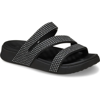 Sparkling Cloud-Cushion Strappy Sandals