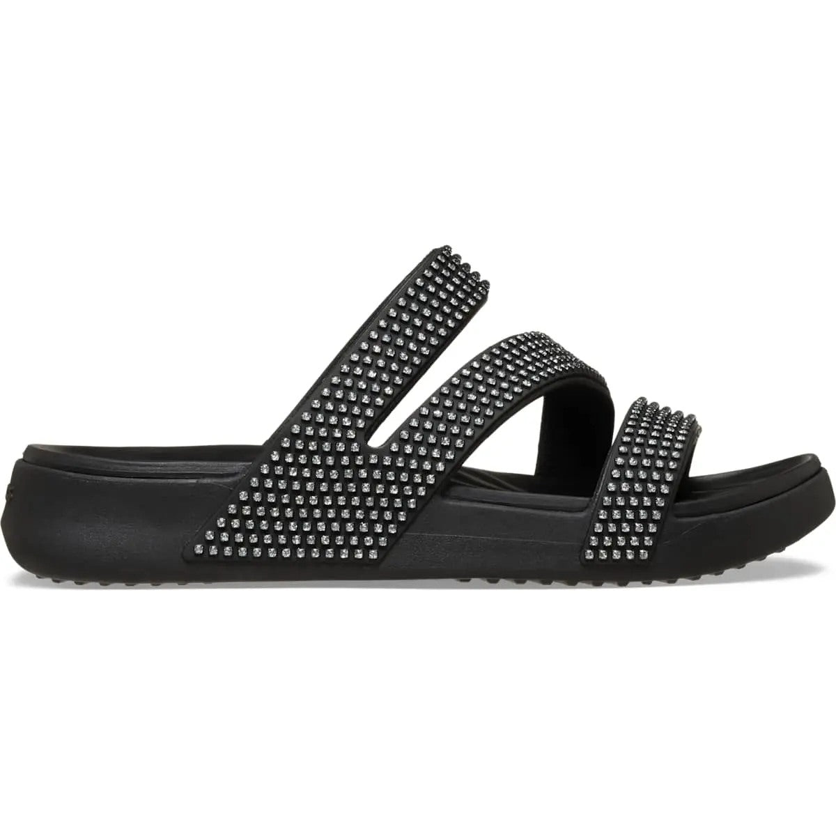 Sparkling Cloud-Cushion Strappy Sandals