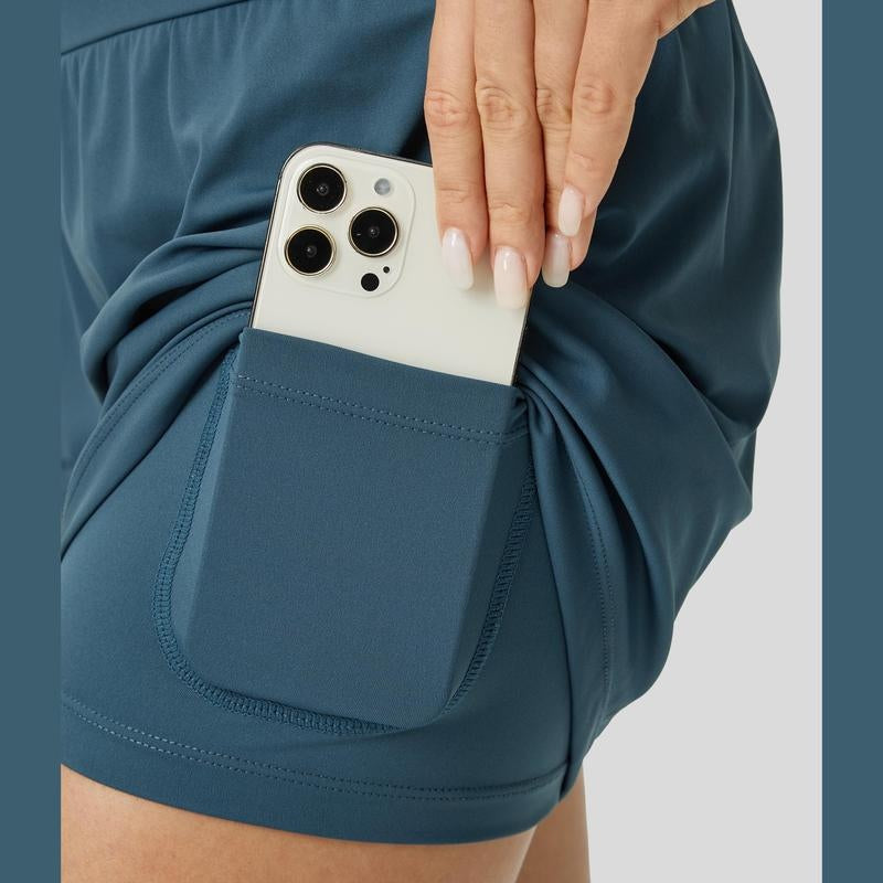Move Free & Stay Covered: Super High-Waisted 5" 2-in-1 Active Shorts