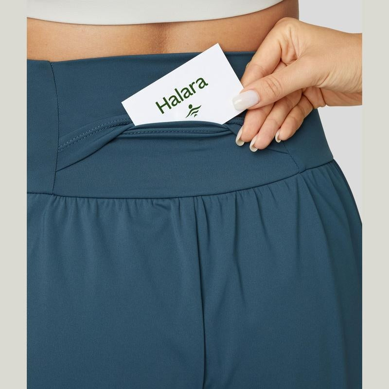 Move Free & Stay Covered: Super High-Waisted 5" 2-in-1 Active Shorts