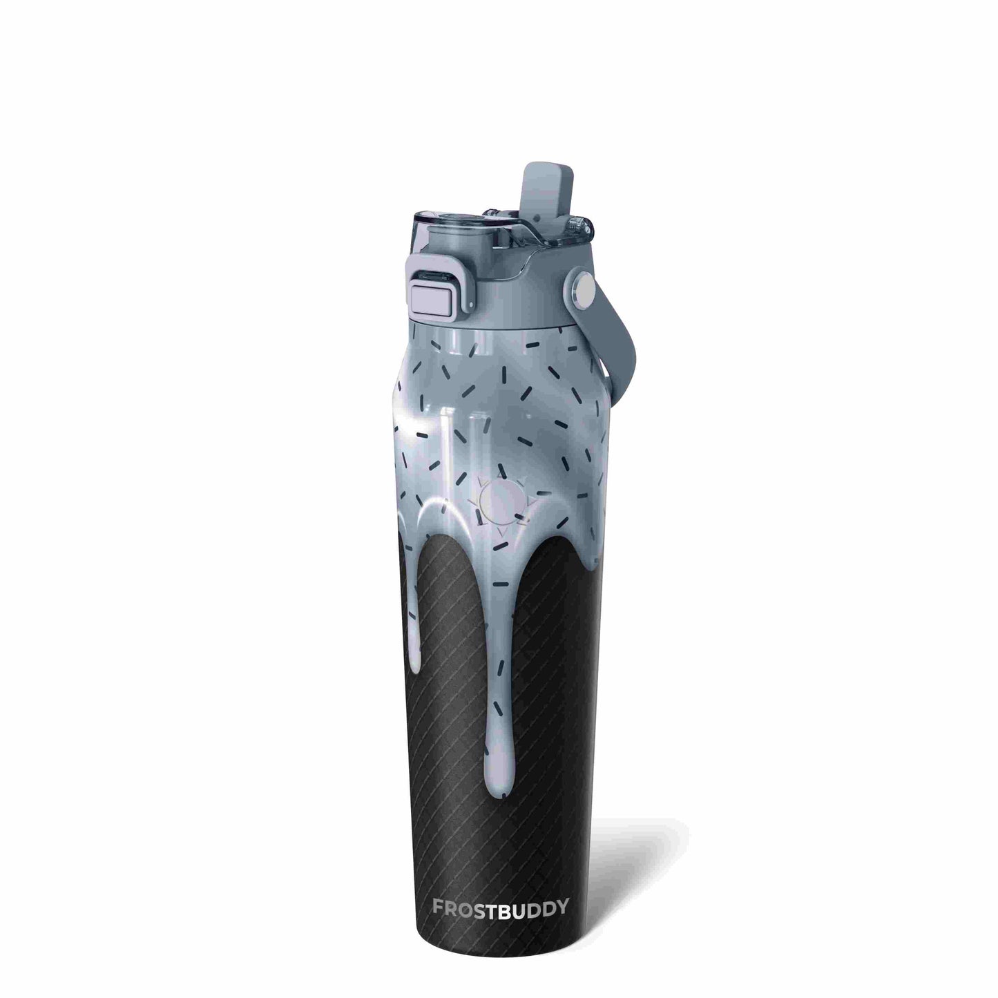 Dual-Function Stainless Steel Water Bottle — Sip & Chug Dual Lid