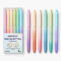 0.5mm Black Ink Gradient Color Pen Barrel 6ct