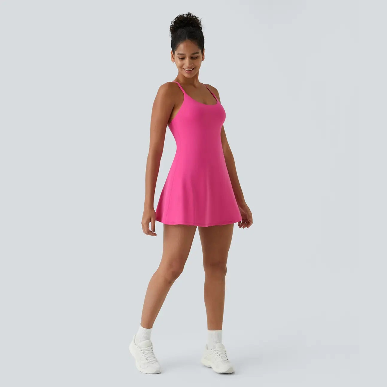 Ultra-Soft Backless Easy-Access Dance & Active Dress