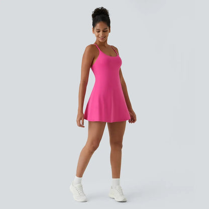 Ultra-Soft Backless Easy-Access Dance & Active Dress