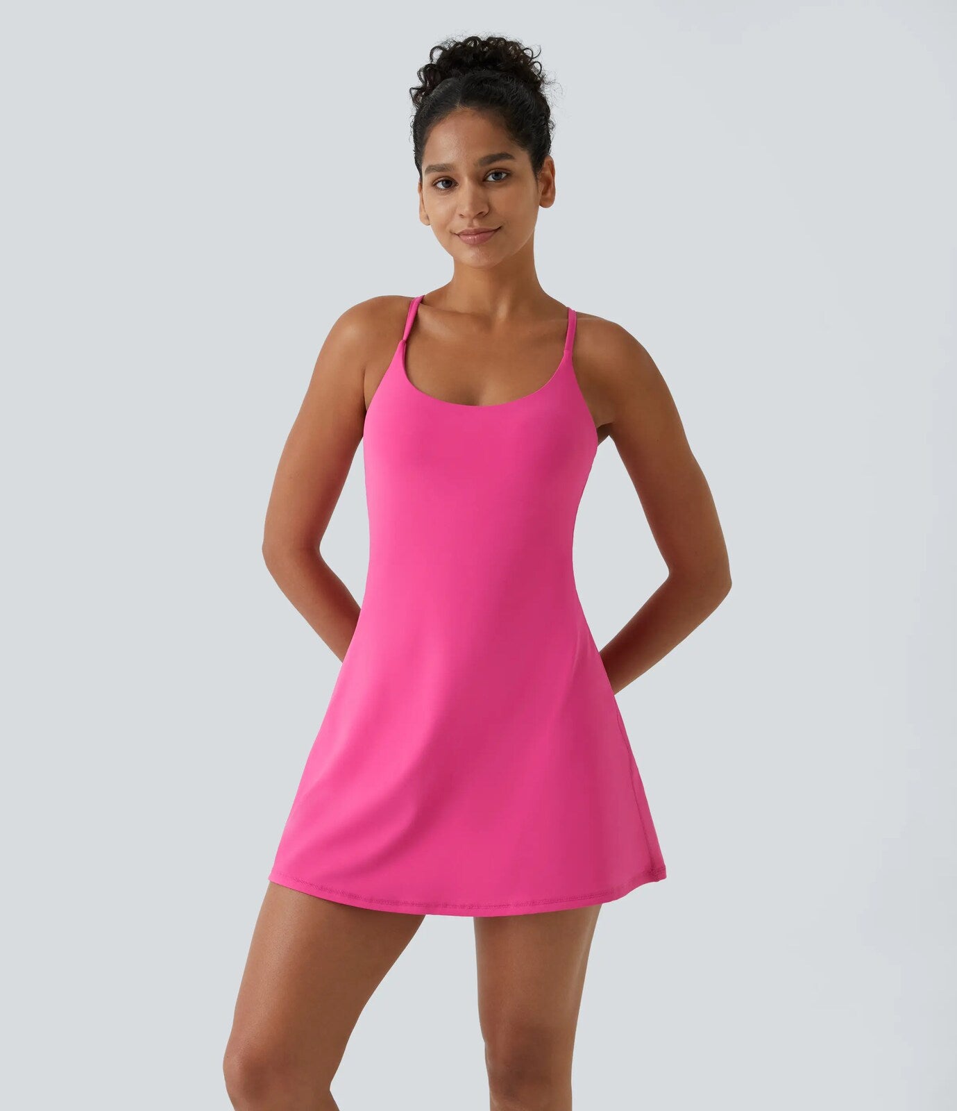 Ultra-Soft Backless Easy-Access Dance & Active Dress