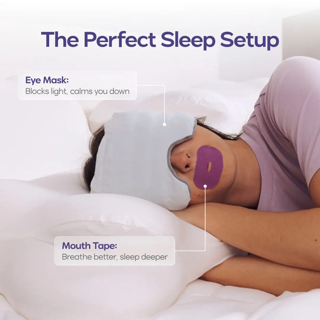 Deep Sleep Guaranteed: Deep Touch Pressure Weighted Eye Mask