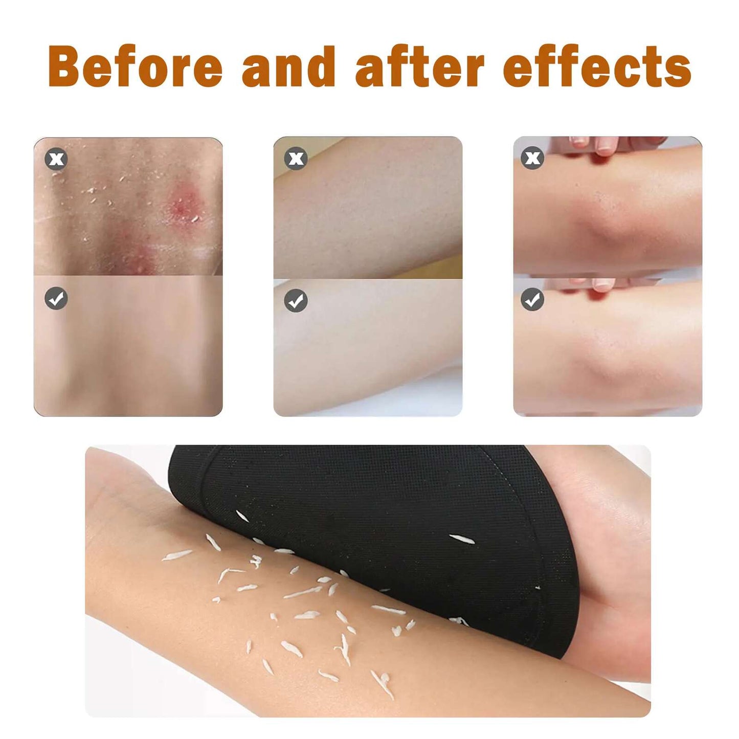 4-Pack Soft Rubber Shower Scrubber: Gentle Exfoliation for All Skin Types
