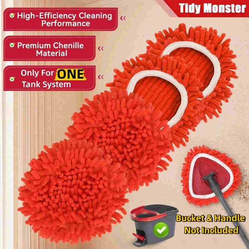 [BUY 1 GET 1 FREE] 6 Pack Mop-to-Duster Refill – High-Reach Chenille Cleaning Head
