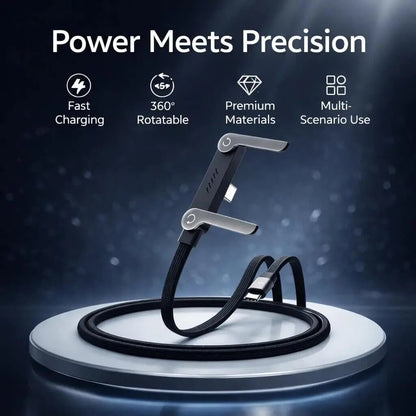 240W Invisible Stand Type-C Charging Cable