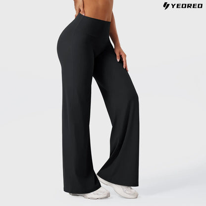 Ultra-Soft High-Waisted Flare Leggings