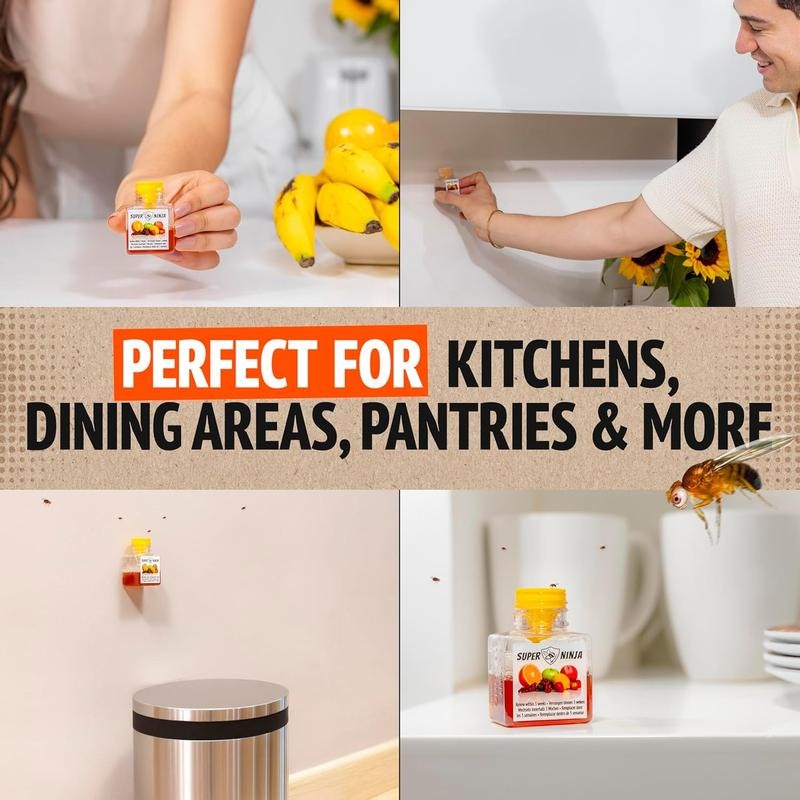 Fruit Fly Traps Indoors – Eco-Friendly Liquid Trap for Kitchens & Homes