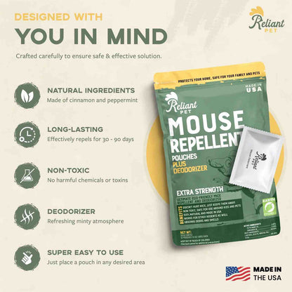 Natural Peppermint Rodent Repellent Pouches