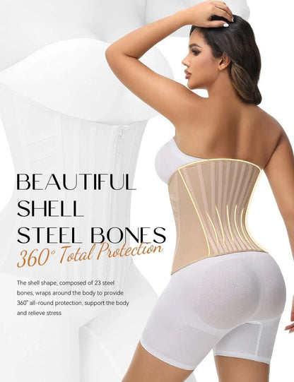 Firm Control Waist Trainer for Tummy Tuck & Hourglass Body