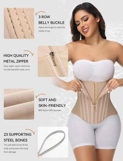 Firm Control Waist Trainer for Tummy Tuck & Hourglass Body