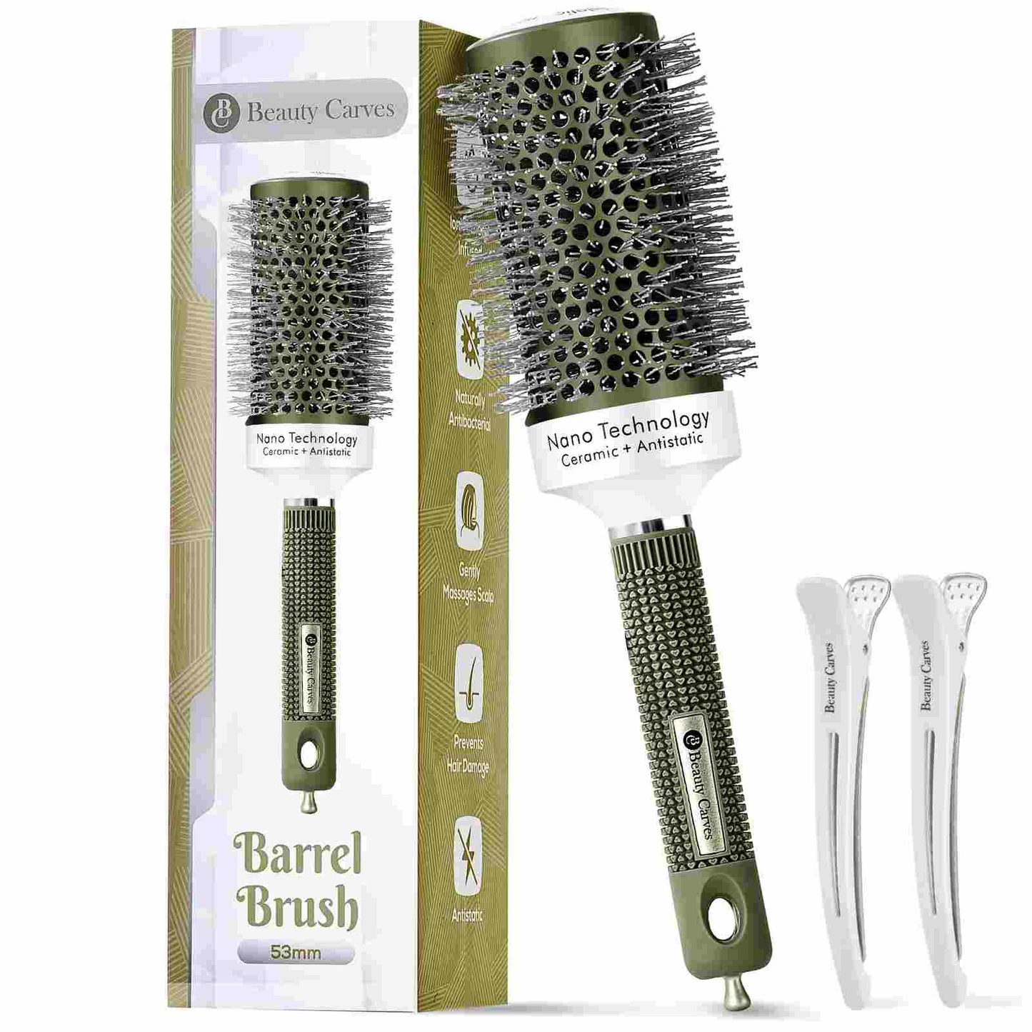 Professional Hair Dye & Detangling Styling Brush for All Hair Types