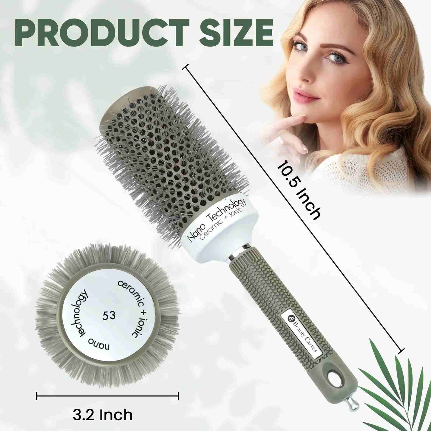 Professional Hair Dye & Detangling Styling Brush for All Hair Types