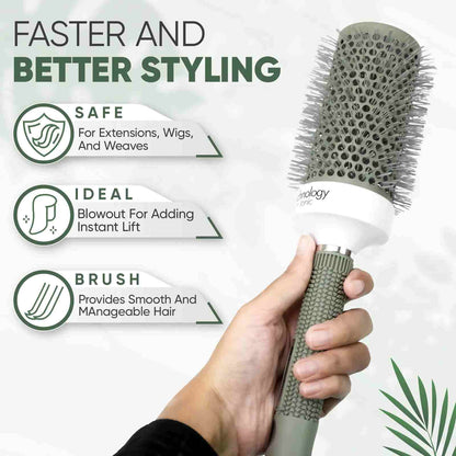 Professional Hair Dye & Detangling Styling Brush for All Hair Types