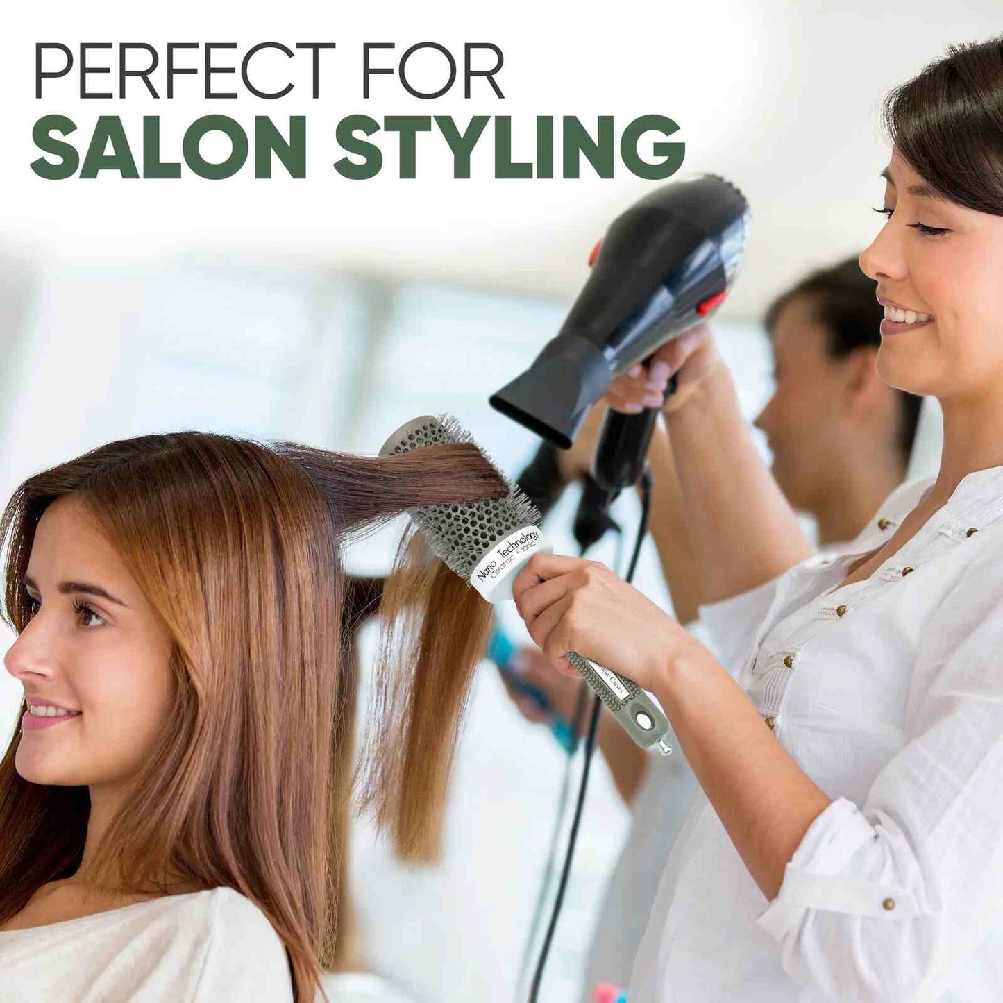 Professional Hair Dye & Detangling Styling Brush for All Hair Types