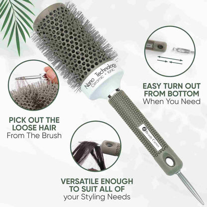 Professional Hair Dye & Detangling Styling Brush for All Hair Types