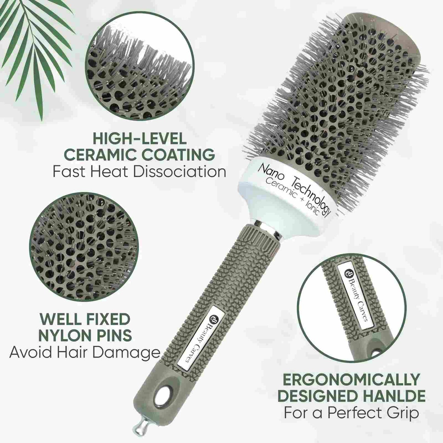 Professional Hair Dye & Detangling Styling Brush for All Hair Types