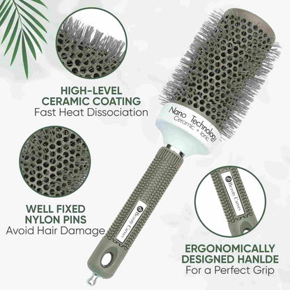 Professional Hair Dye & Detangling Styling Brush for All Hair Types
