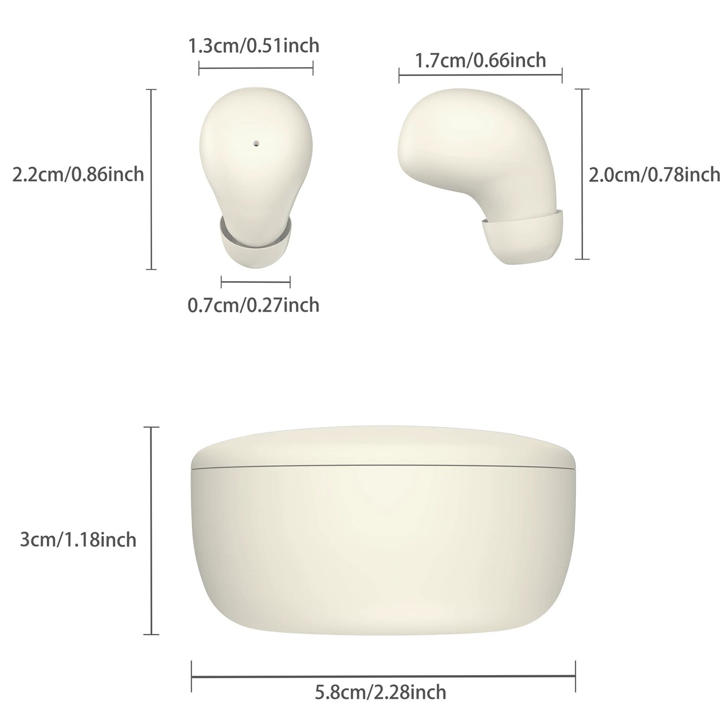 [BUY 1 GET 1 FREE] Mini Invisible Bluetooth 5.4 Earbuds